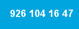 926 104 16 47 926 104 16 47